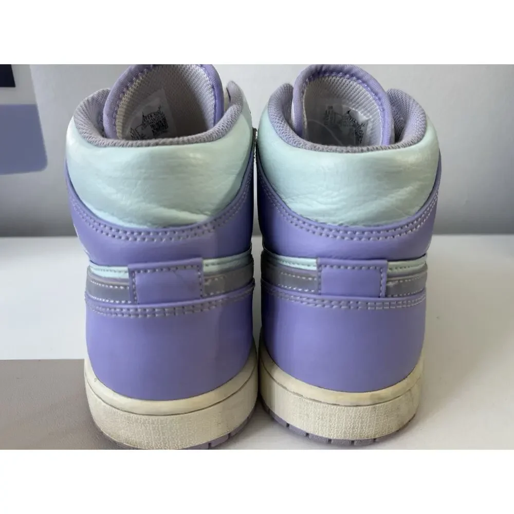 Jordan 1 Mid Men's Size 11.5 Purple Aqua (used) 554724-500